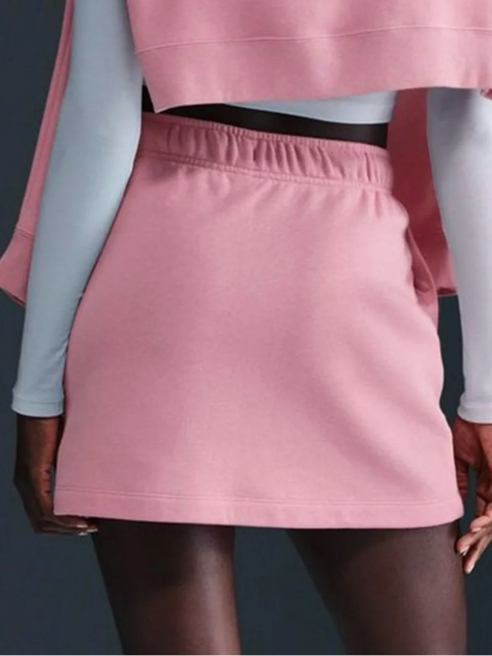 Nike Pink Drawstring Athletic Skirt